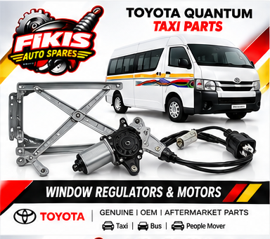 Toyota Quantum Window Regulators & Motors