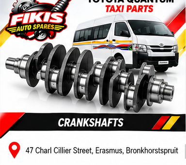 Toyota Quantum Crankshafts